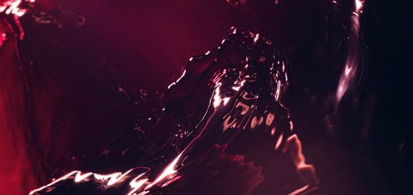 Gros plan sur du vin rouge Château Canon